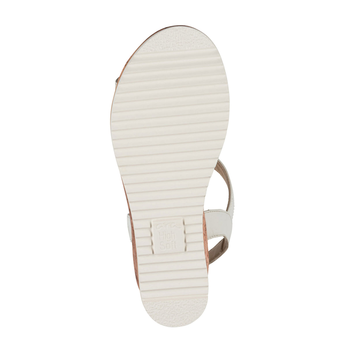 Ara Palmdale Wedge Sandal (Women) - White Nappa Leather Sandals - Heel/Wedge - The Heel Shoe Fitters