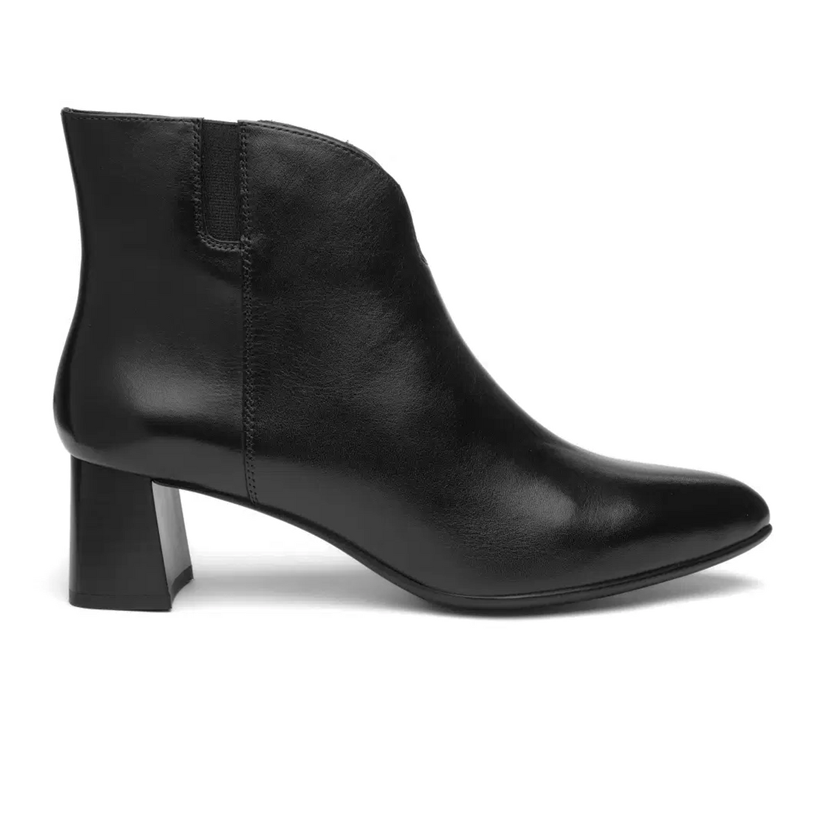 Ara Acanthus Heeled Boot (Women) - Black Calf