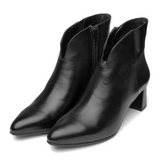 Ara Acanthus Heeled Boot (Women) - Black Calf