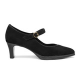 Ara Amethyst Mary Jane Heel (Women) - Black Suede