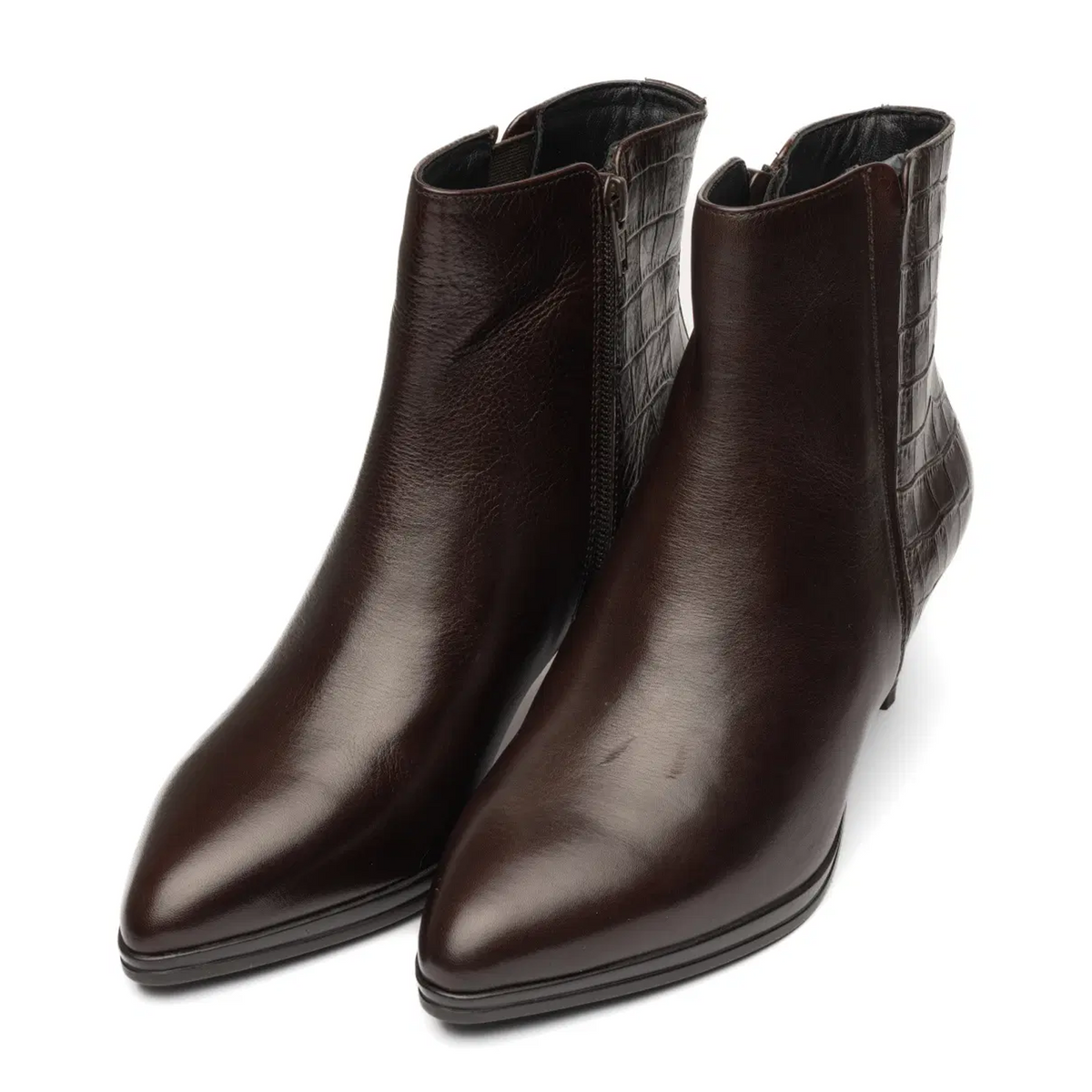 Ara Autumn Heeled Boot (Women) - Cacao Calf