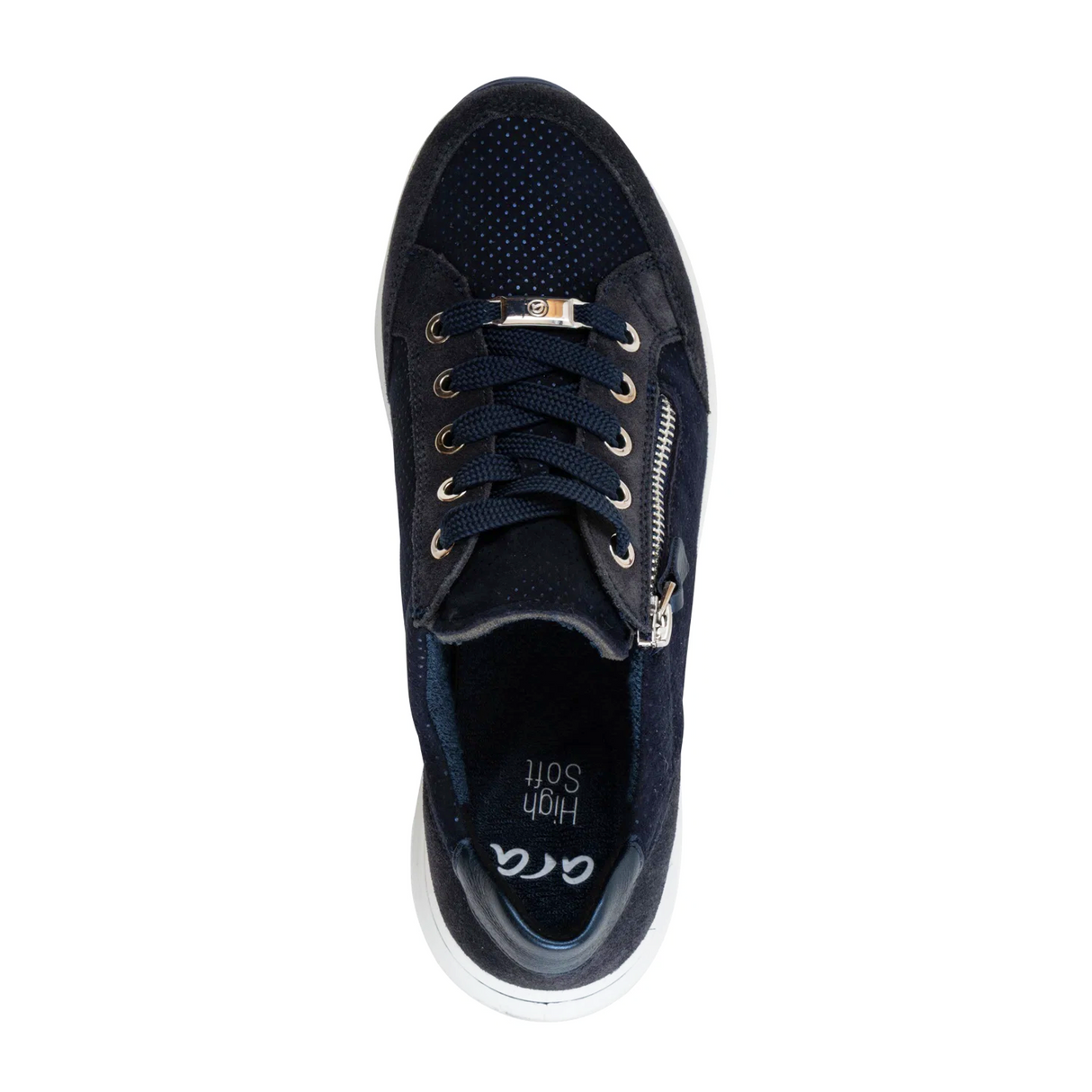 Ara Oleanna Sneaker (Women) - Midnight Blue Athletic - Casual - Lace Up - The Heel Shoe Fitters