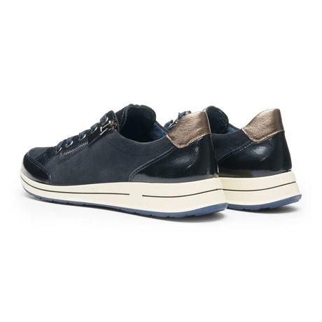 Ara Oleanna Sneaker (Women) - Navy Suede Athletic - Casual - Lace Up - The Heel Shoe Fitters