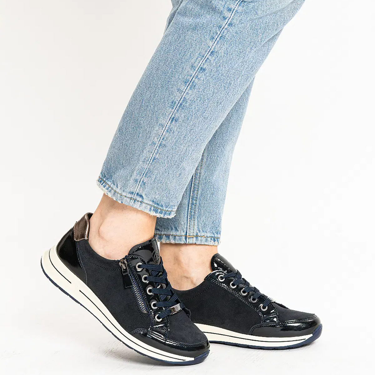 Ara Oleanna Sneaker (Women) - Navy Suede