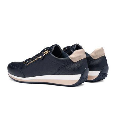 Ara Ollie Side Zip Lace Up Sneaker (Women) Athletic - Casual - Lace Up - The Heel Shoe Fitters