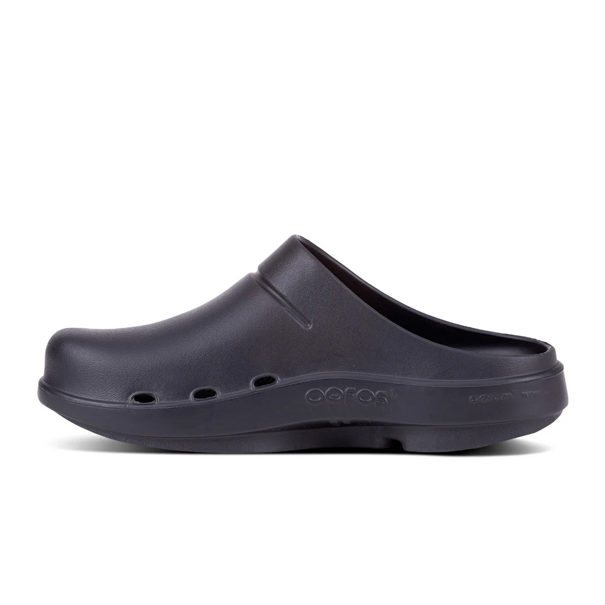 Oofos OOcloog Matte Clog (Unisex) - Black