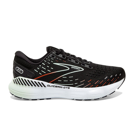 Brooks Glycerin GTS 20 (Women) - Black/Red/Opal Athletic - Running - Stability - The Heel Shoe Fitters