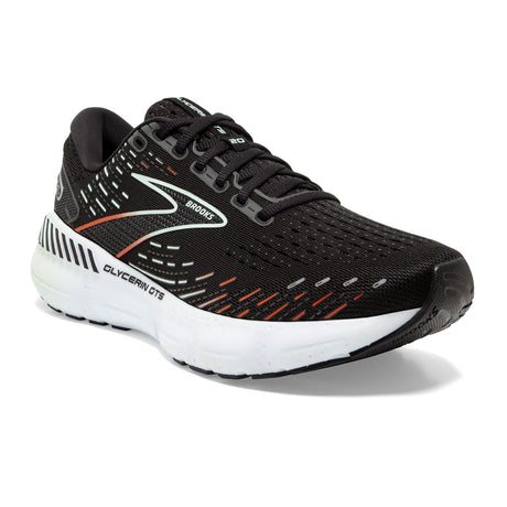 Brooks Glycerin GTS 20 Running Shoe (Women) - Black/Red/Opal Athletic - Running - Stability - The Heel Shoe Fitters