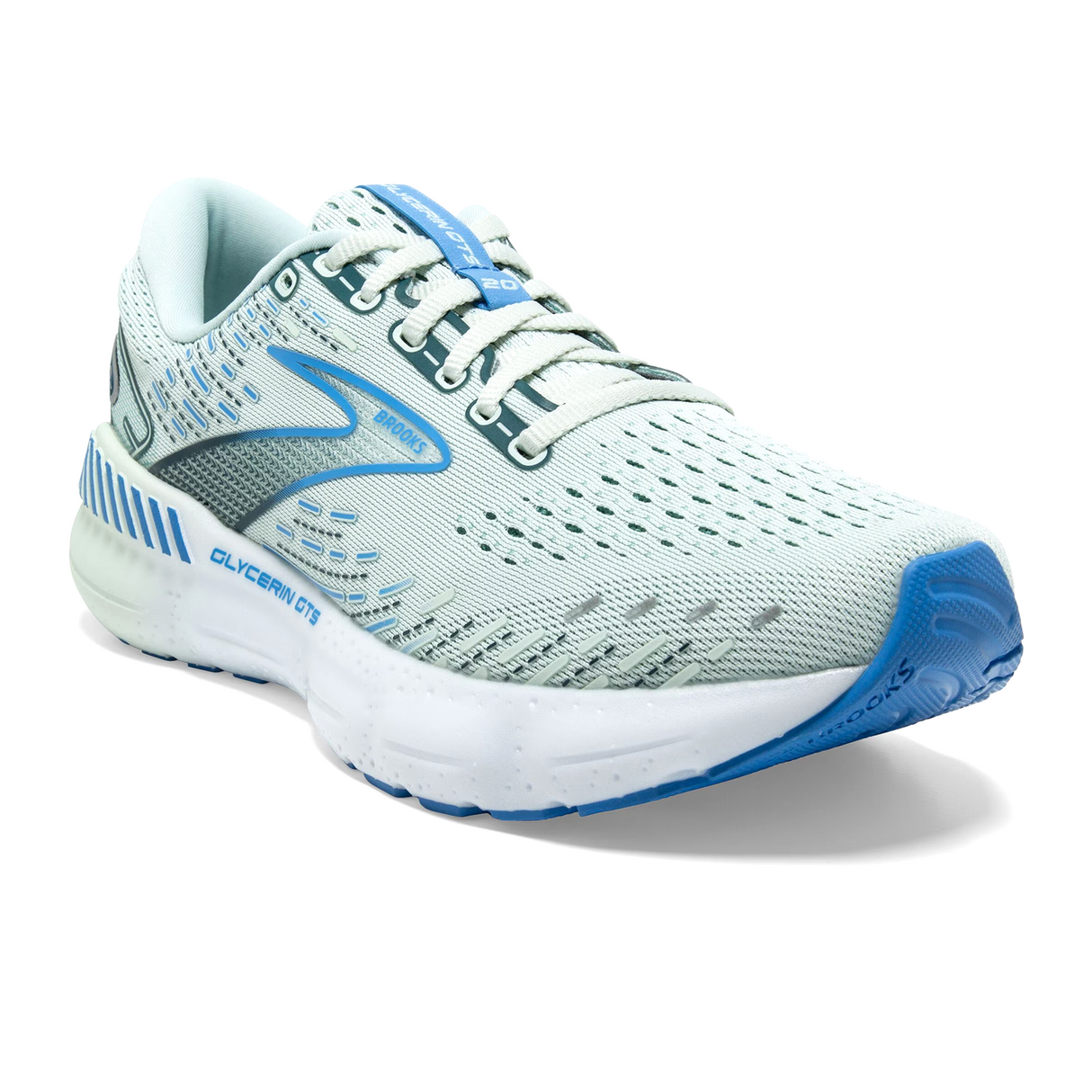 Brooks Glycerin GTS 20 Running Shoe (Women) - Blue Glass/Marina/Legion Blue Athletic - Running - Stability - The Heel Shoe Fitters