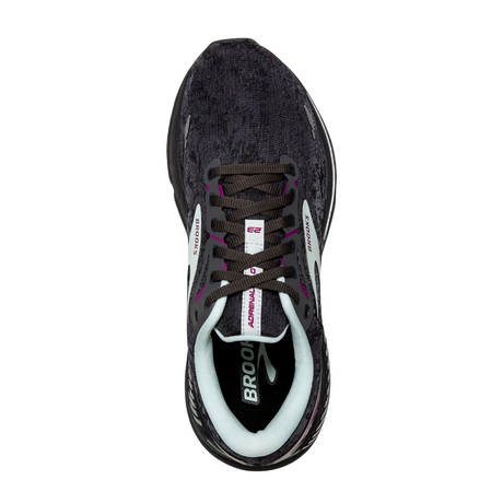 Brooks Adrenaline GTS 23 Running Shoe (Women) - Black/Light Blue/Purple Athletic - Running - The Heel Shoe Fitters