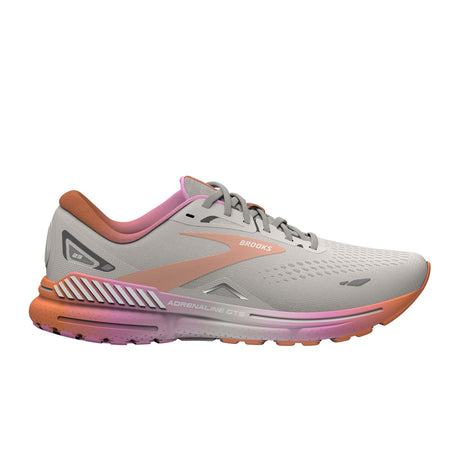 Brooks Adrenaline GTS 23 Running Shoe (Women) - White Sand/Sunset/Fuchsia Athletic - Running - The Heel Shoe Fitters
