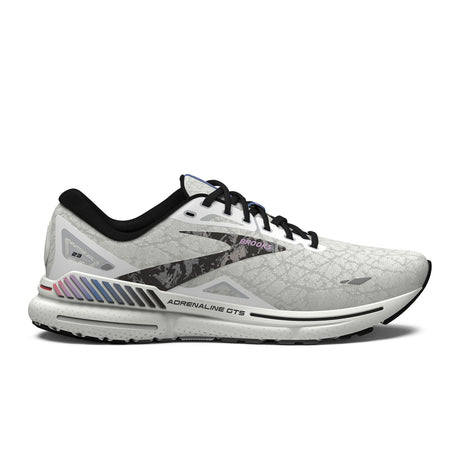 Brooks Adrenaline GTS 23 Running Shoe (Women) - White/Black/Orchid Bouquet Athletic - Running - Neutral - The Heel Shoe Fitters