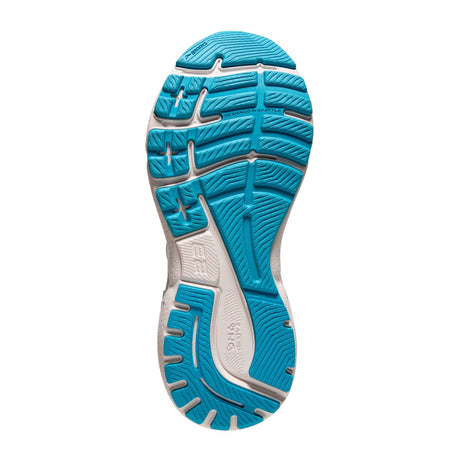 Brooks Adrenaline GTS 23 Running Shoe (Women) - Coconut/Papaya/Blue Athletic - Running - Cushion - The Heel Shoe Fitters