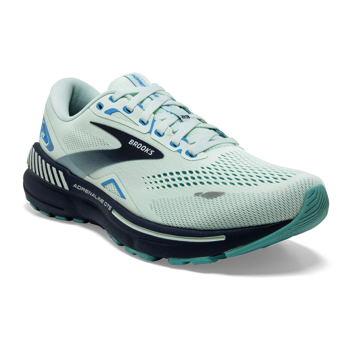 Brooks Adrenaline GTS 23 Running Shoe (Women) - Blue Glass/Nile Blue/Marina Athletic - Running - The Heel Shoe Fitters