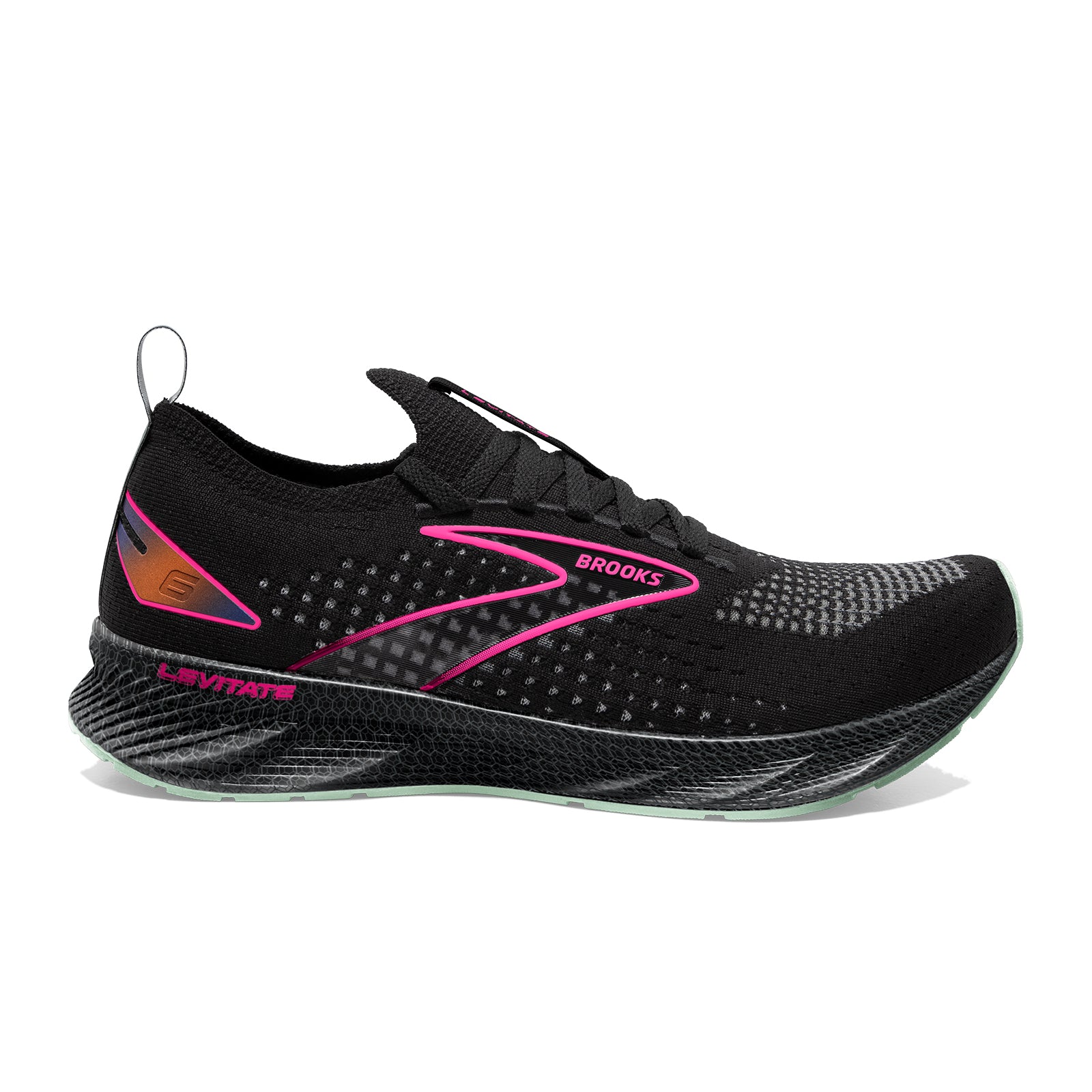 Brooks Levitate Stealthfit 5 Black Purple Women's Size 9.5 Energize Neutral outlet the