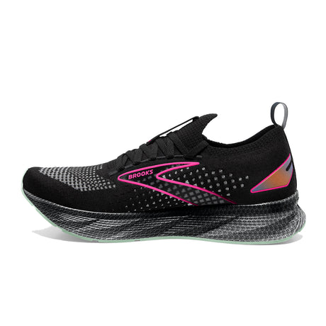 Brooks Levitate StealthFit 6 Running Shoe (Women) - Black/Pink Athletic - Running - Cushion - The Heel Shoe Fitters