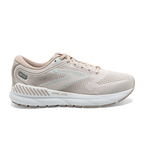 Brooks Ariel GTS 23 Running Shoe (Women) - Chateau Grey/White Sand Athletic - Running - Neutral - The Heel Shoe Fitters