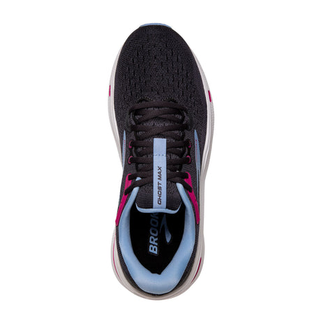 Brooks Ghost Max Running Shoe (Women) - Ebony/Open Air/Lilac Rose Athletic - Running - The Heel Shoe Fitters