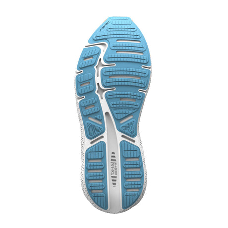 Brooks Ghost Max (Women) - Papaya/Apricot/Blue Athletic - Running - The Heel Shoe Fitters