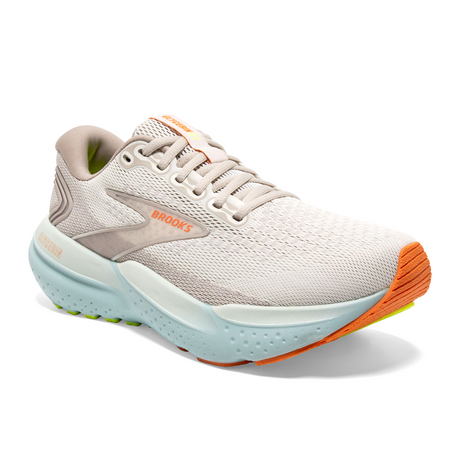 Brooks Glycerin 21 Running Shoe (Women) - Coconut/Aqua/Autumn Sunset Athletic - Running - Cushion - The Heel Shoe Fitters