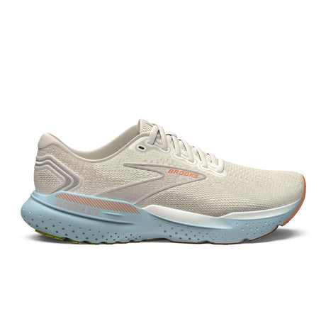 Brooks Glycerin GTS 21 Running Shoe (Women) - Coconut/Aqua/Autumn Sunset Athletic - Running - The Heel Shoe Fitters