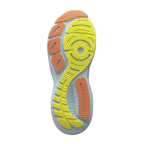 Brooks Glycerin GTS 21 (Women) - Coconut/Aqua/Autumn Sunset Athletic - Running - The Heel Shoe Fitters