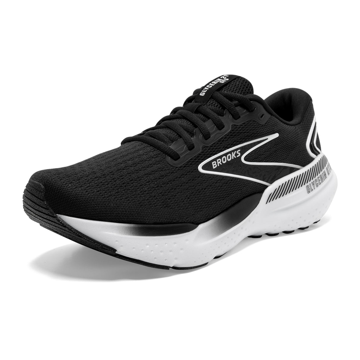 Brooks Glycerin GTS 21 Running Shoe (Women) - Black/Grey/White Athletic - Running - The Heel Shoe Fitters