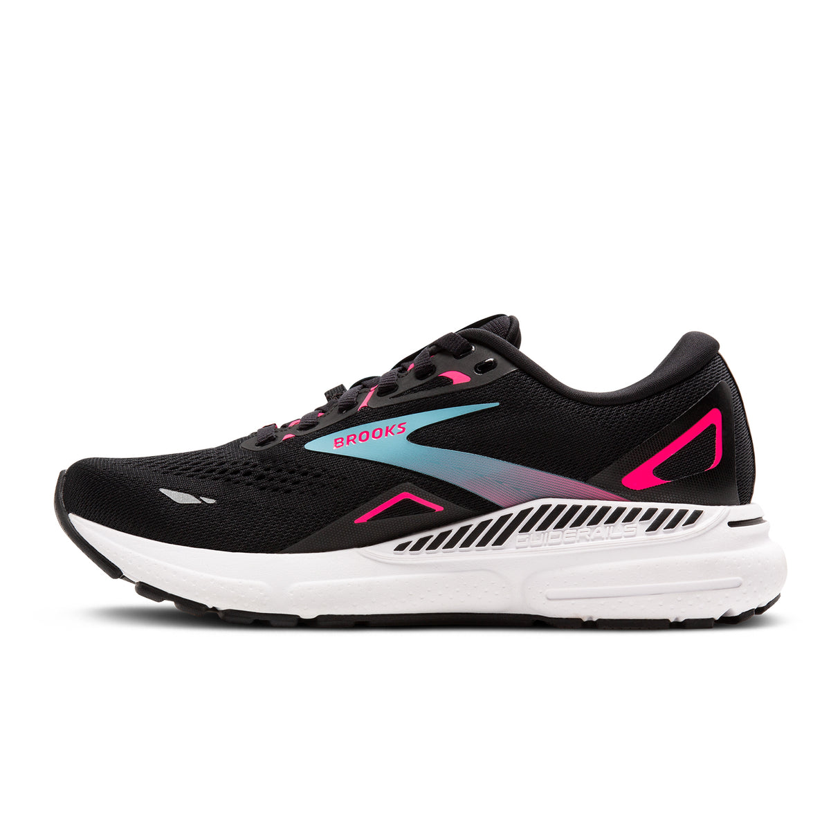 Brooks Adrenaline GTS 23 GTX Running Shoe (Women) - Black/Knockout Pink/Aqua Athletic - Running - Stability - The Heel Shoe Fitters