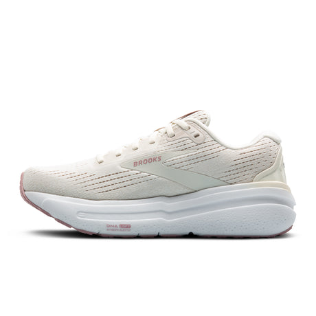 Brooks Ghost Max 2 Running Shoe (Women) - Coconut Milk/Gray/Zephyr Athletic - Running - Cushion - The Heel Shoe Fitters