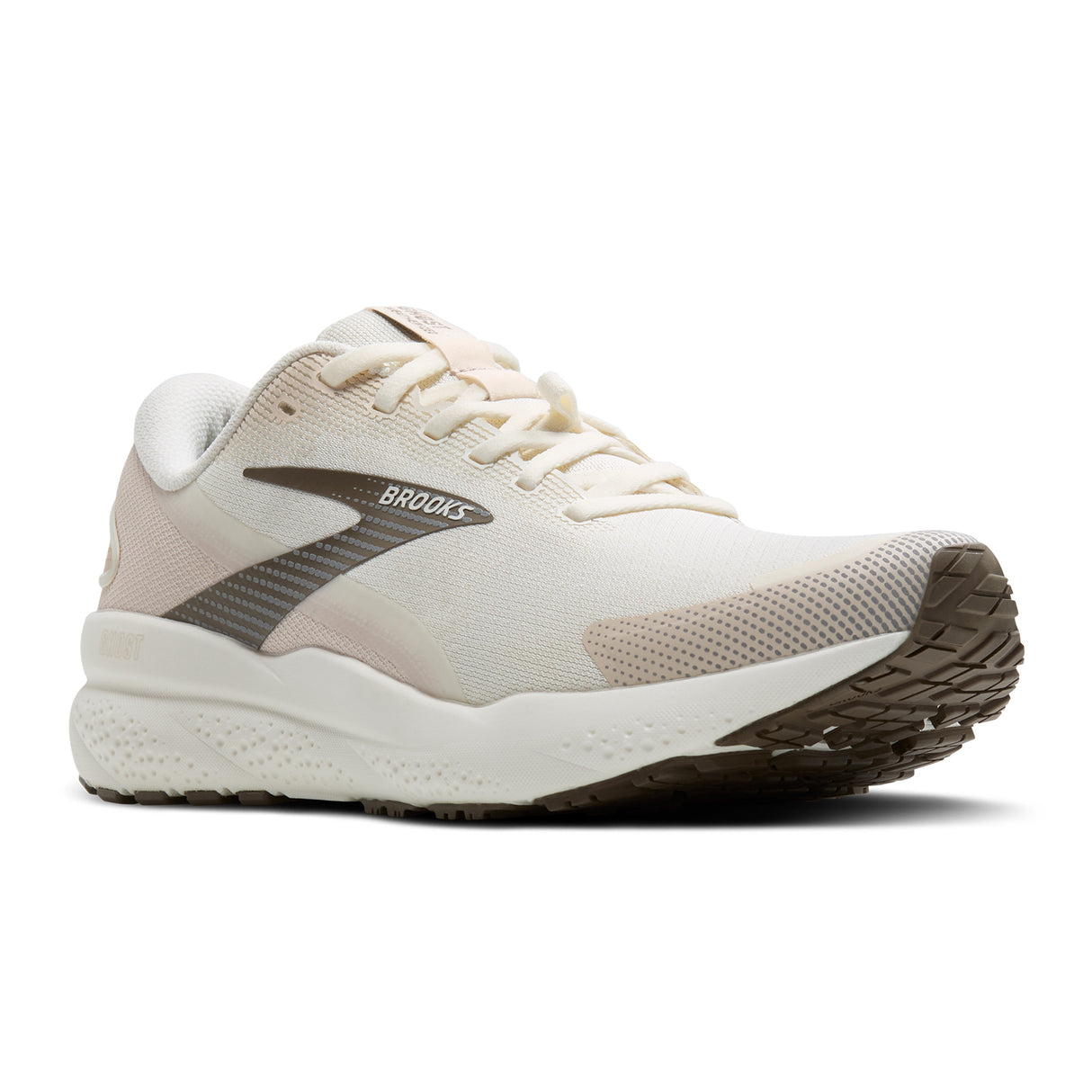 Brooks Ghost 16 Weatherized Running Shoe (Women) - Almond Peach/Coconut/Falcon Athletic - Running - Neutral - The Heel Shoe Fitters