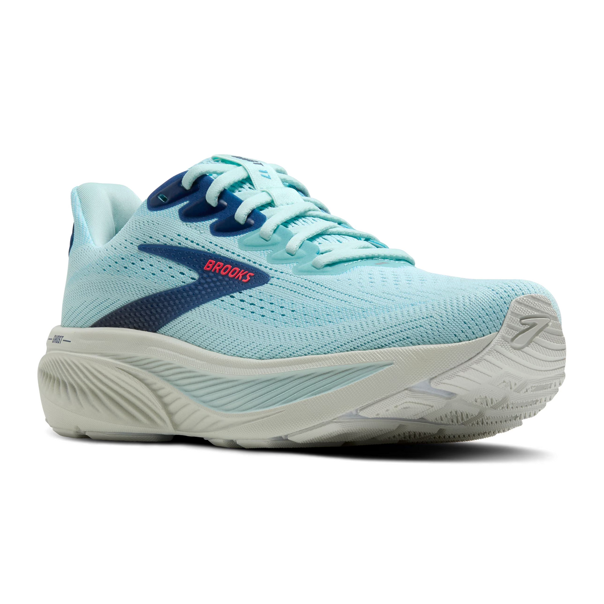 Brooks Ghost 17 Running Shoe (Women) - Clearwater/Navy Peony Athletic - Running - Neutral - The Heel Shoe Fitters