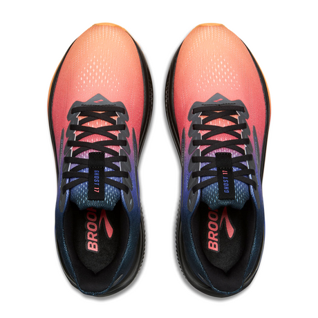 Brooks Ghost 17 Running Shoe (Women) - Night/Blue/Papaya Athletic - Running - Neutral - The Heel Shoe Fitters