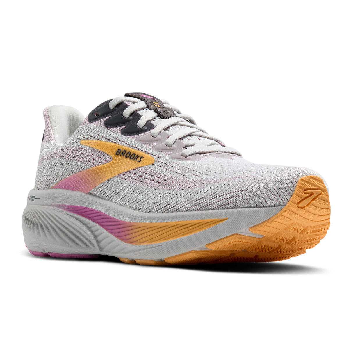 Brooks Ghost 17 Running Shoe (Women) - Oyster/Apricot/Pink Athletic - Running - Neutral - The Heel Shoe Fitters