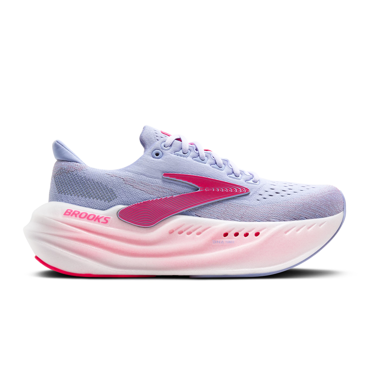 Brooks Glycerin Max Running Shoe (Women) - Blue Heron/Diva Pink/White Athletic - Running - Cushion - The Heel Shoe Fitters