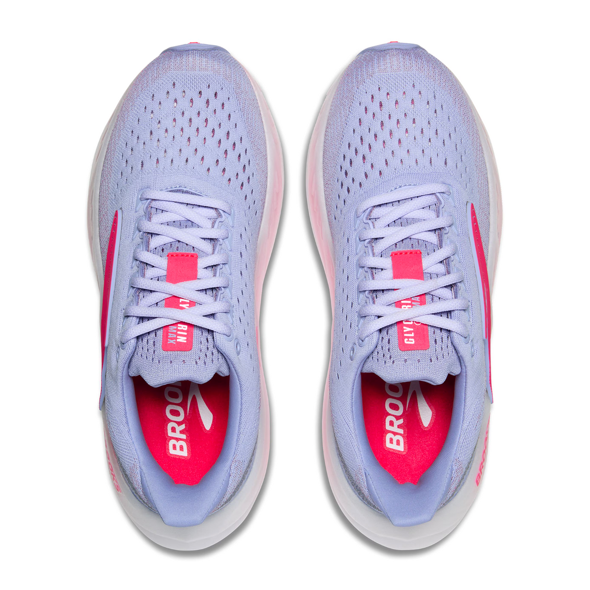 Brooks Glycerin Max Running Shoe (Women) - Blue Heron/Diva Pink/White Athletic - Running - Cushion - The Heel Shoe Fitters