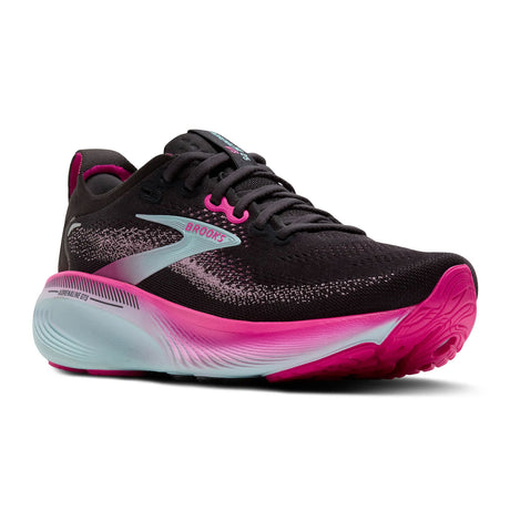 Brooks Adrenaline GTS 25 Running Shoe (Women) - Black/Cyber Pink/Iced Aqua Athletic - Running - Stability - The Heel Shoe Fitters