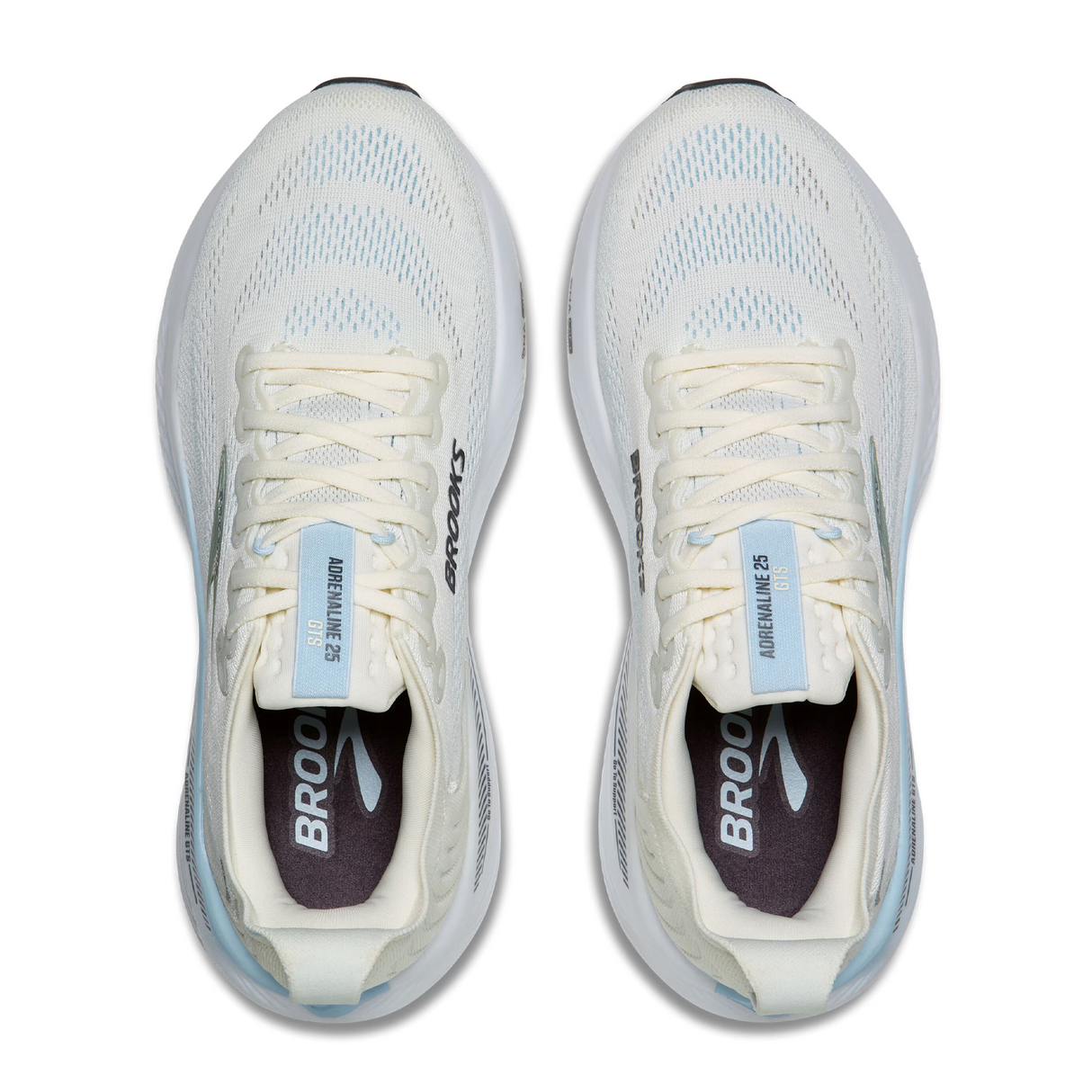 Brooks Adrenaline GTS 25 Running Shoe (Women) - Star White/Nantucket/Chrome Athletic - Running - Stability - The Heel Shoe Fitters