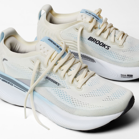 Brooks Adrenaline GTS 25 Running Shoe (Women) - Star White/Nantucket/Chrome Athletic - Running - Stability - The Heel Shoe Fitters