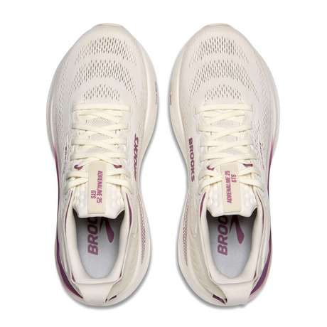 Brooks Adrenaline GTS 25 Running Shoe (Women) - Coconut/Argyle Athletic - Running - Stability - The Heel Shoe Fitters