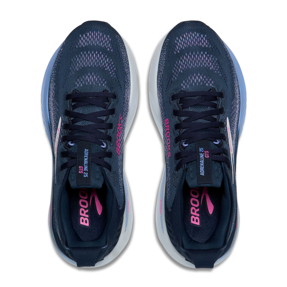 Brooks Adrenaline GTS 25 Running Shoe (Women) - Spellbound/Blazing Bell/Pink Athletic - Running - Stability - The Heel Shoe Fitters