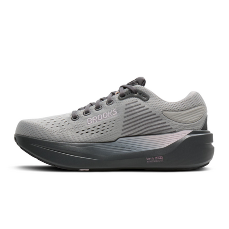 Brooks Ghost Max 3 Running Shoe (Women) - Harbor Mist/Poppy Seed/ Pink Athletic - Running - Cushion - The Heel Shoe Fitters