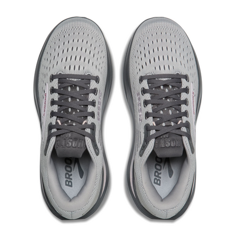 Brooks Ghost Max 3 Running Shoe (Women) - Harbor Mist/Poppy Seed/ Pink Athletic - Running - Cushion - The Heel Shoe Fitters