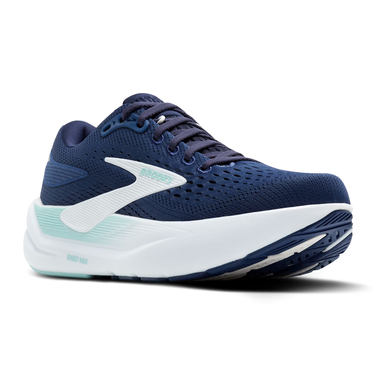 Brooks Ghost Max 3 Running Shoe (Women) - Navy/Peacoat/Clearwater Athletic - Running - Cushion - The Heel Shoe Fitters