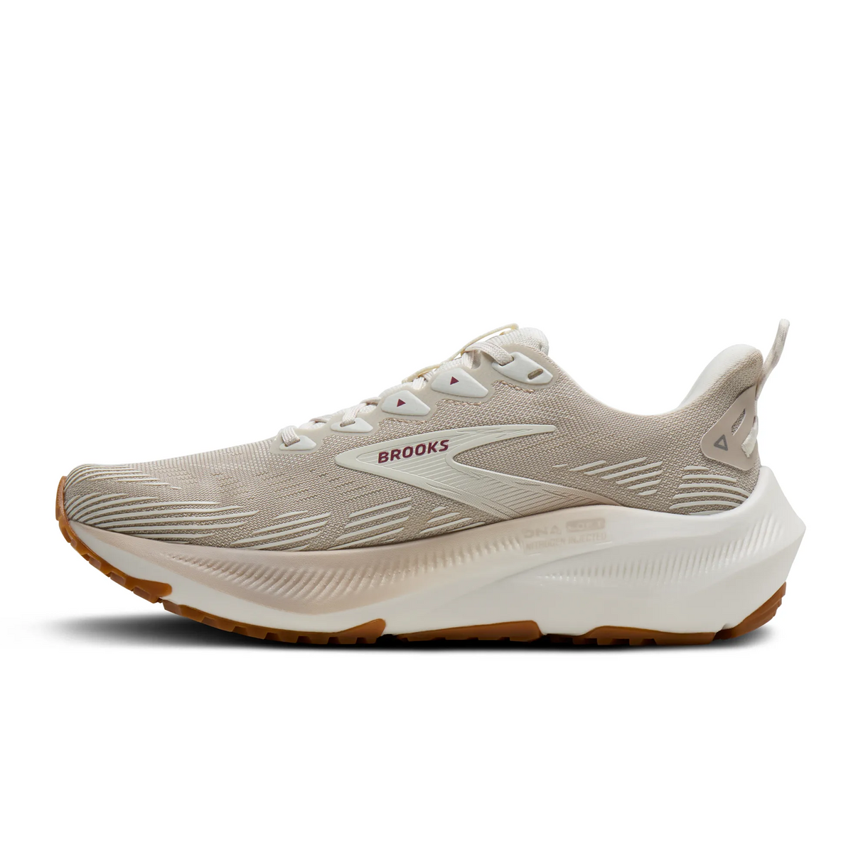 Brooks Ghost Trail Running Shoe (Women) - Coconut/Chateau/Rose Athletic - Running - Trail - The Heel Shoe Fitters