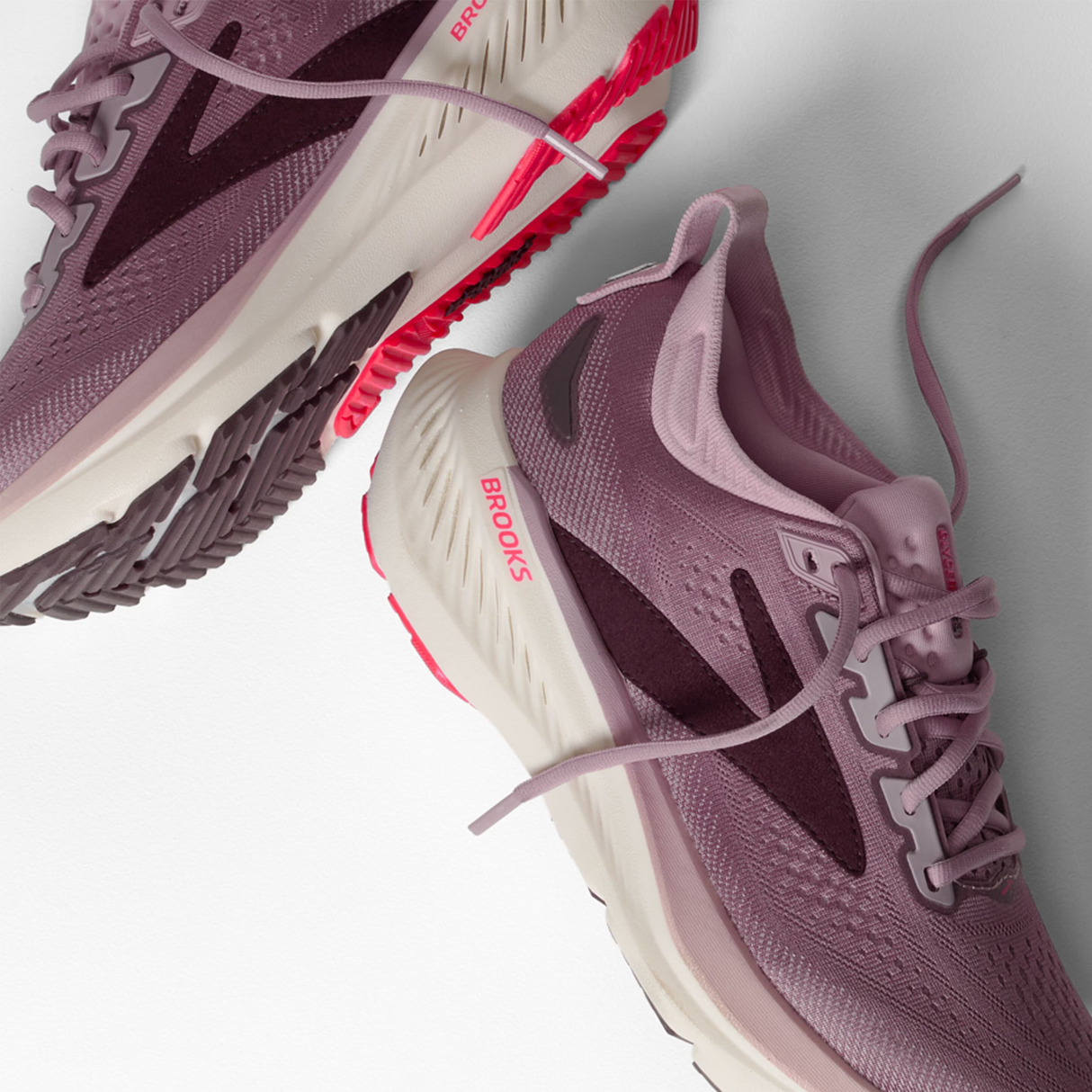 Brooks Glycerin 23 Running Shoe (Women) - Elderberry/Peppercorn/Clear