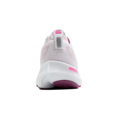 Brooks Glycerin Flex Running Shoe (Women) - White/Cyber Pink/Argyle Athletic - Running - Cushion - The Heel Shoe Fitters