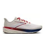 Brooks Launch 12 Running Shoe (Women) - Coconut/Red/Blue Athletic - Running - Neutral - The Heel Shoe Fitters