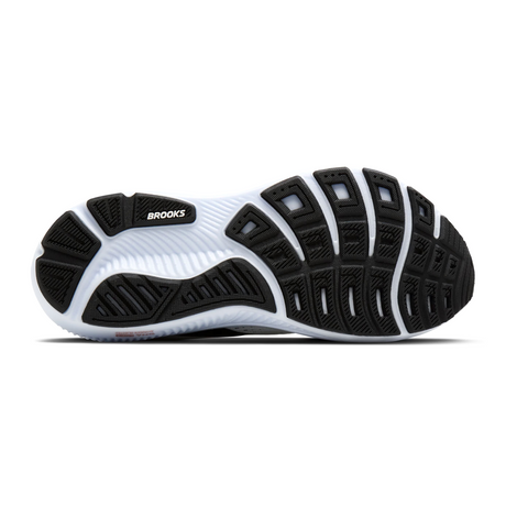 Brooks Ghost 18 Running Shoe (Women) - White/Black/Rose Gold Athletic - Running - Neutral - The Heel Shoe Fitters