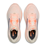 Brooks Ghost 18 Running Shoe (Women) - Star White/Cyber Peach/Grey Athletic - Running - Neutral - The Heel Shoe Fitters