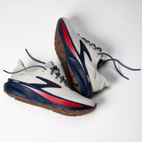 Brooks Ghost 18 Running Shoe (Women) - Coconut/Red/Blue Athletic - Running - Neutral - The Heel Shoe Fitters